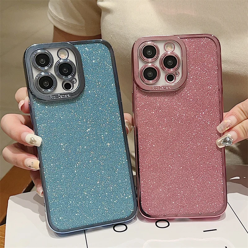 Fashionable Pink Eyeshadow Phone Case For iPhone 15 14 13  Pro Max Phone Cover