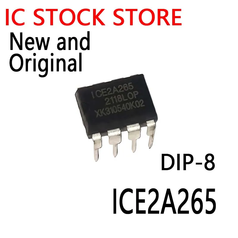 10PCS New and Original  DIP-8 ICE 2A265  ICE2A265Z  ICE2A265