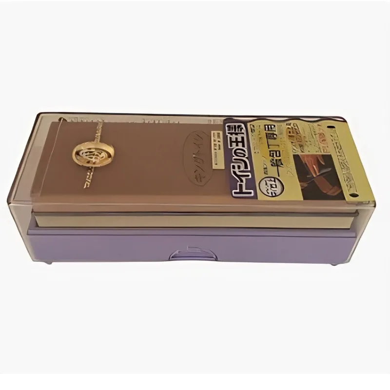 Thick Soft Leather Strop 16x2.3cm Honing Tool Aluminum Base for Cutlery