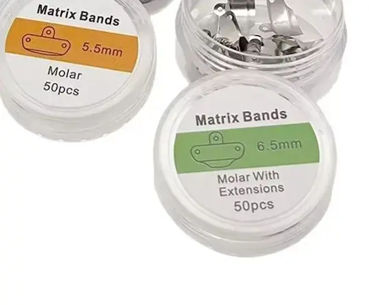 

Стоматологические матричные ленты, секционные контурные металлические матрицы 3,5/4,5/5,5/6,5 мм для замены зубов, инструменты для стоматологических материалов