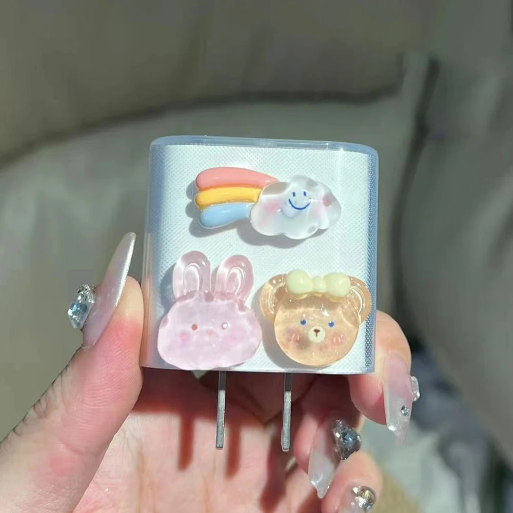 غطاء حماية شاحن كابل على شكل دب كرتوني ثلاثي الأبعاد لهاتف آيفون ، 15 ، 14 ، 13 برو ماكس ، 18 واط ، 20 واط ، خط بيانات ، حماية ، جديد ،