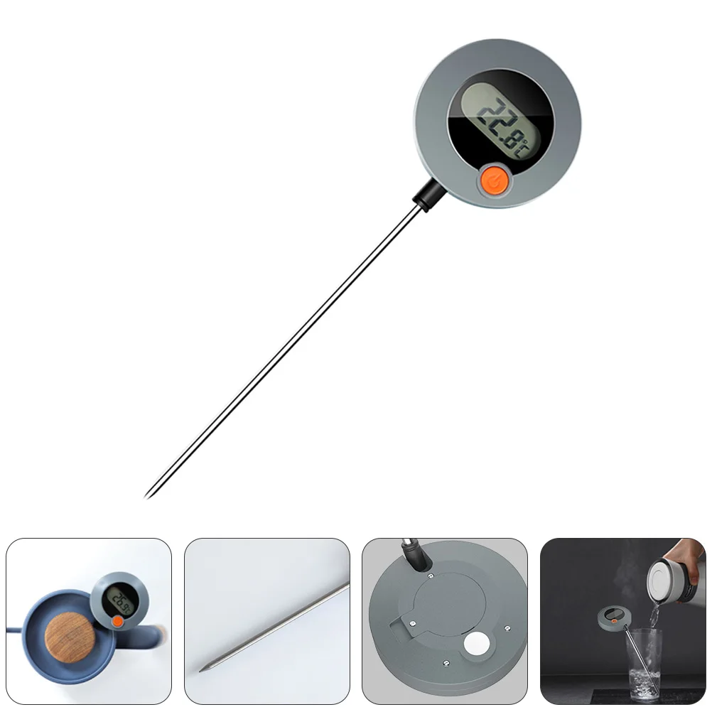 

Food Thermometer Digital Milk Instant Read Kitchen with Probe Sus304 Stainless Steel Water Type