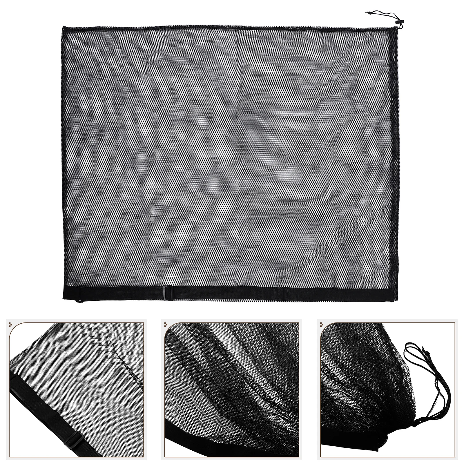 حقيبة شبكية كبيرة على شكل كرة سلة رياضية للتخزين برباط معدات شبكية من القماش لكرة القدم