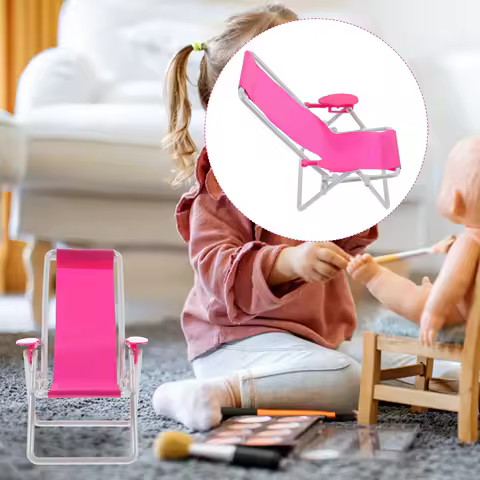 2Pcs Stylish Miniature Chair Soft Cushion Design Perfect for Mini Home Furniture Collection Simple Decoration Idea