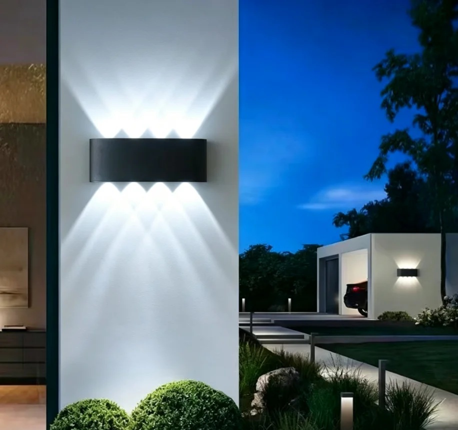 Picture 7: WiFi-Zigbee Tuya Smart LED Waterproof IP65 Wall Lamp RGBCW Color-Changing Wall Lamp Compatible with Google, Alexa