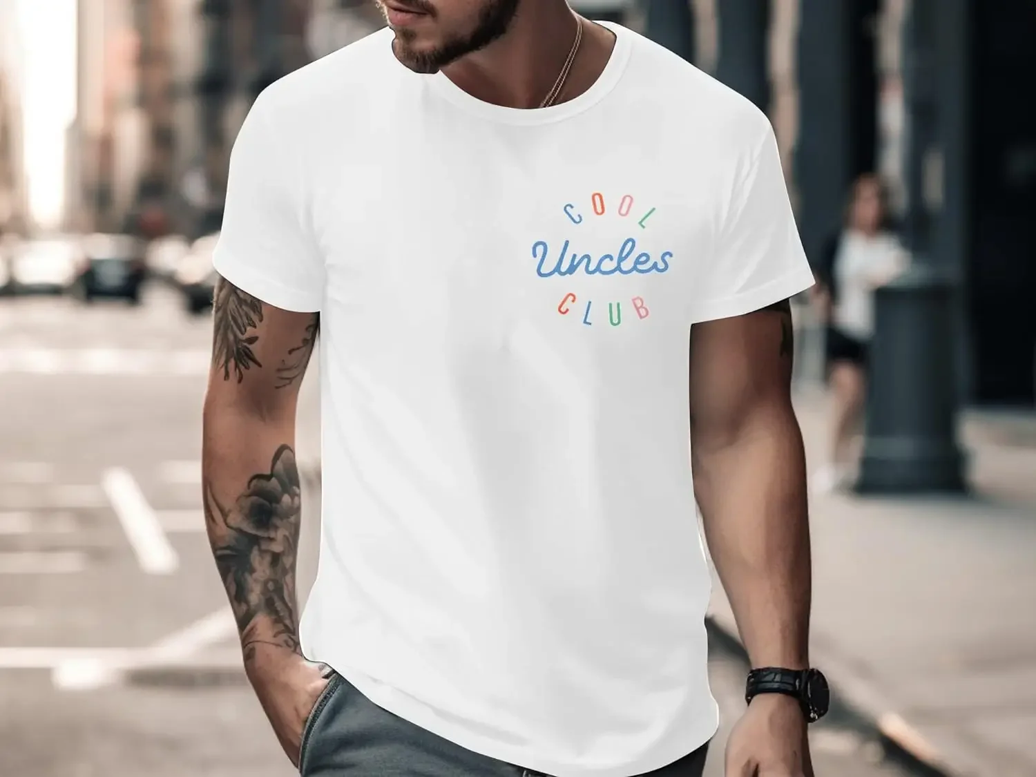 Funny Uncle Gifts Fathers Day T-Shirt MOUSYA Cool Uncles Club Shirt for Men Cool Uncle T-Shirt