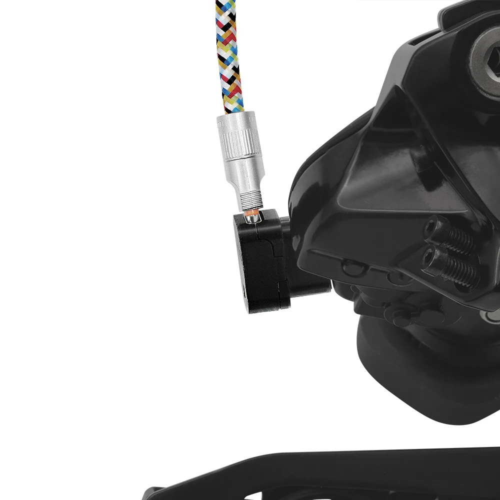 1pcs Di2 Charger Adapter With Portable Braided Rope Data Cable 4-Pin To Type-C For SHIMANO EW-EC300 R9270 9250 8170 8150 7170