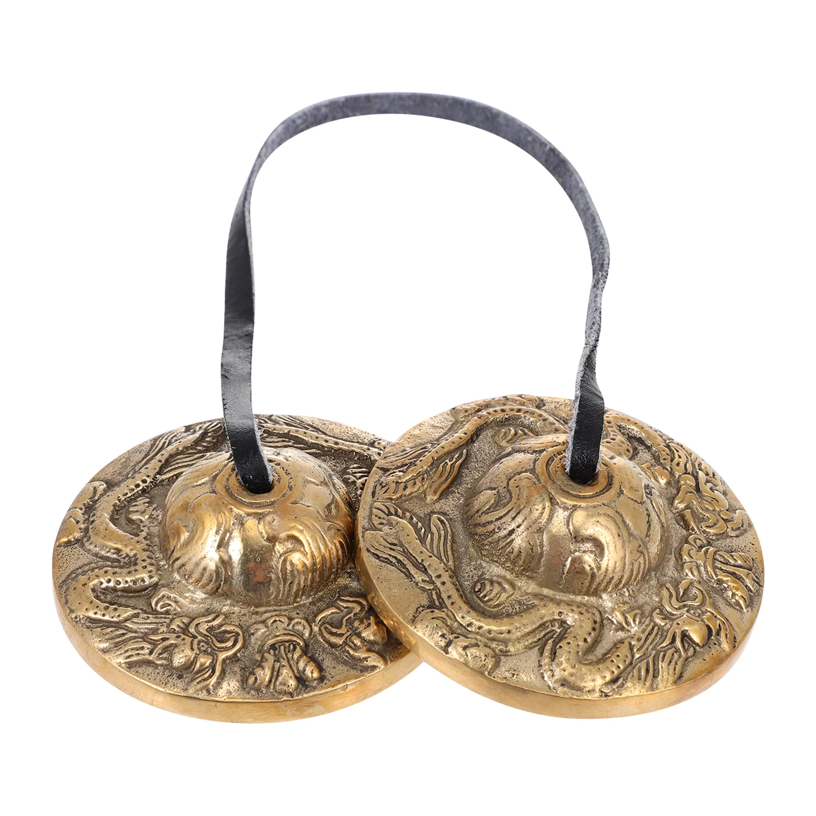 

Ring The Bell Religious Style Percussion Instrument Yoga Cymbal Small Cymbals Chimes Brass for Ceremony