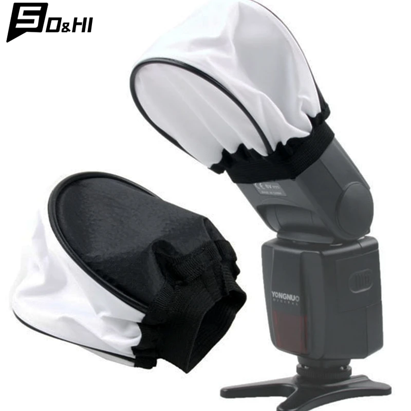 Hot Universal Speedlite Softbox Diffuser for DSLR Cameras, Flash Light Speed Lights Mini Portable Lightweight Soft Box