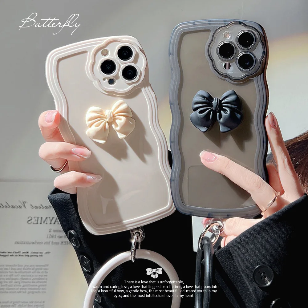 Transparent Black Stereo shockproof Phone Case for iPhone 14 13 12 11 Pro Max Plus X XS XR 7 8 SE 2020 Social media soft shell