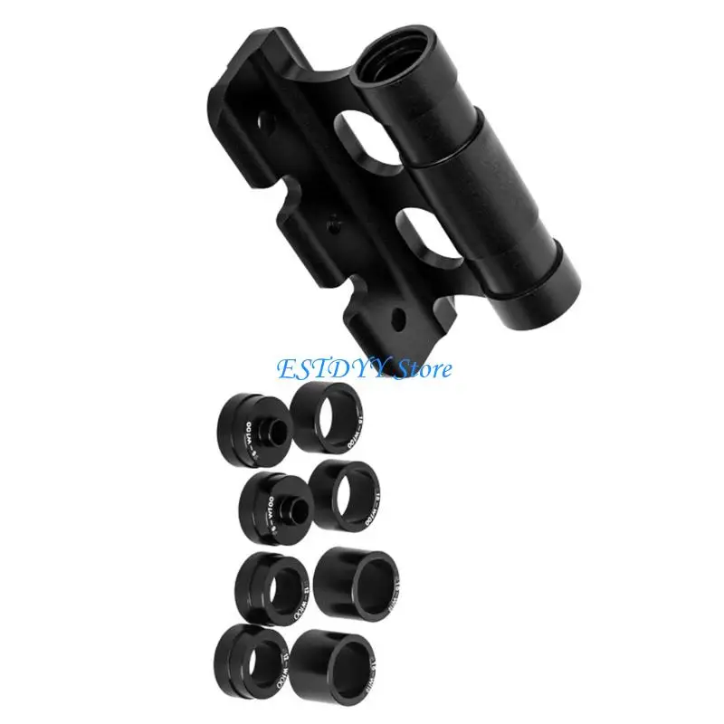 G6DE Bicycles Fork Mount Car Roof Rack Durability Aluminum Fork Mounting Brackets Block Stand Holders