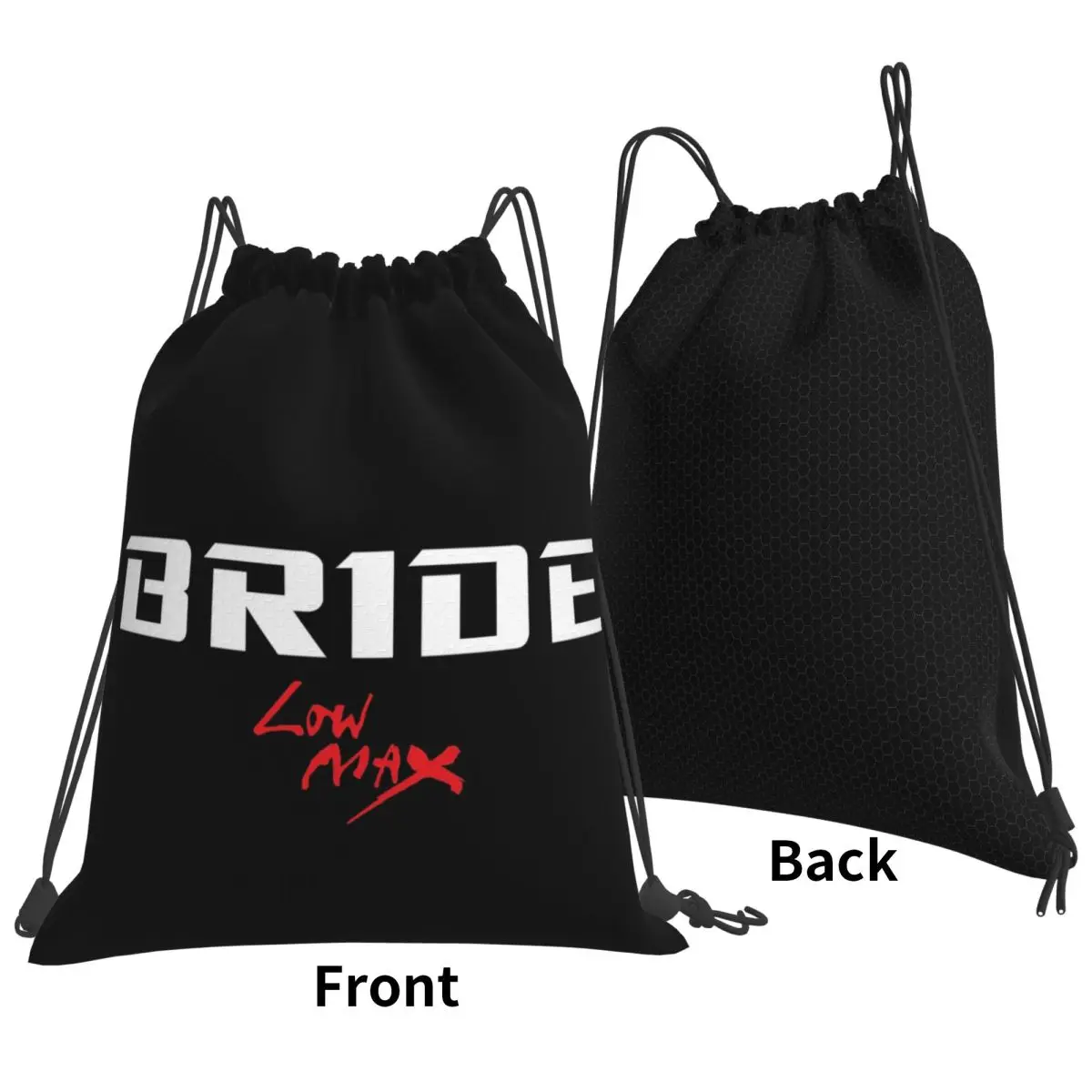 

Bride Jdm Material Backpacks Casual Drawstring Bags Shoes Bag Book Bags for Travel Students