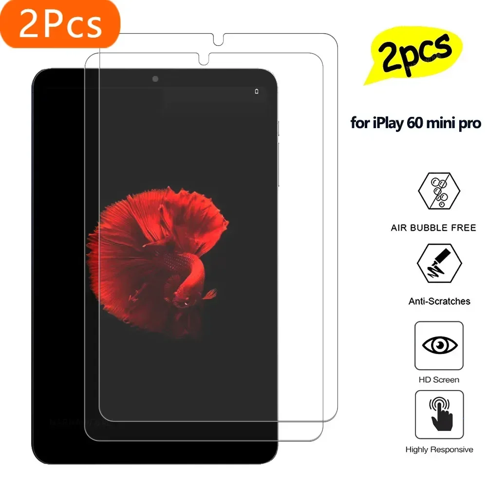 

2Pcs Ultra Clear Anti-Scratch Tempered Glass Screen Protector For iPaly 60 mini Pro 8.4-inch Tablet Protective Film