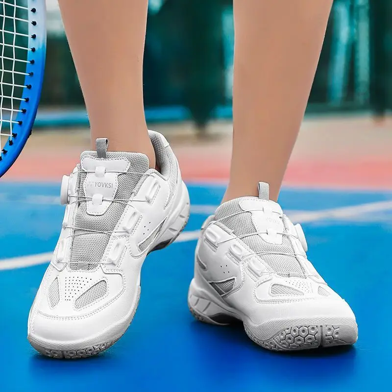

Новое поступление, обувь для бадминтона, унисекс, домашняя обувь для пар, удобные спортивные кроссовки, обувь для настольного тенниса с быстрой шнуровкой