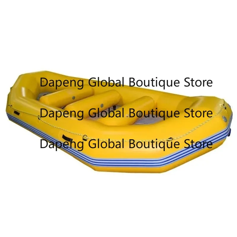 Six Person Inflatable Impact Resistant Floating Vessel Outdoor Rapid Water Leisure Craft