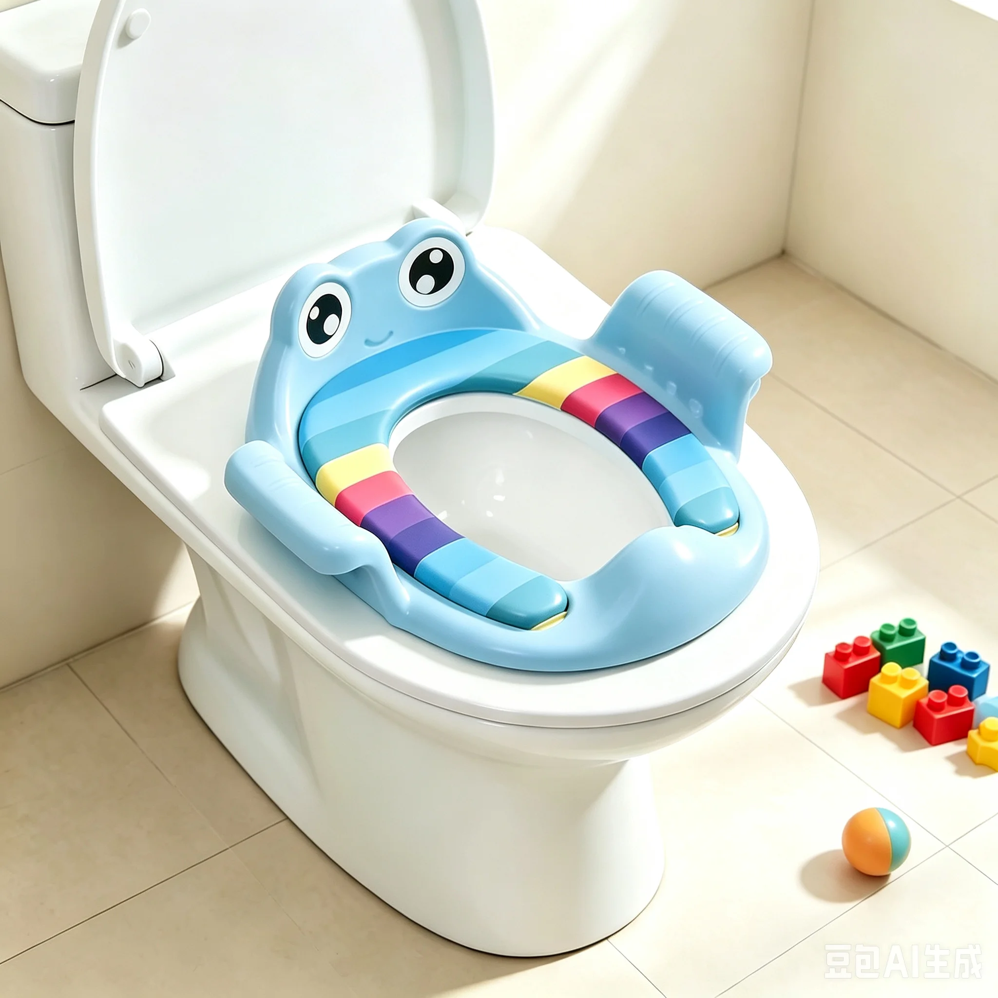 vvocci Chair comfortable Child Potty Toilet seat forchildr Trainer Seat Step Stool cartoon cute Ladder Adjustable Training