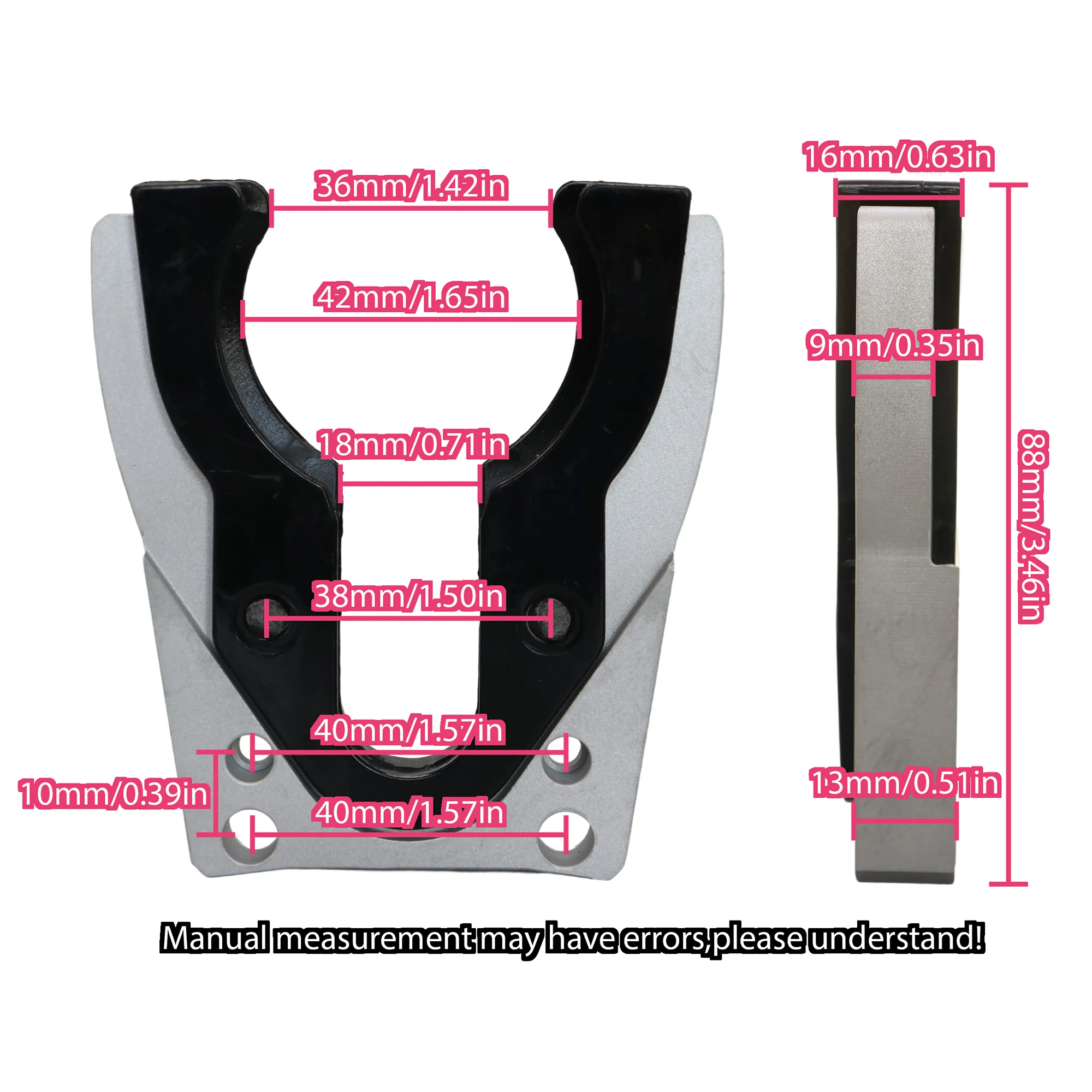 

CNC ISO30 Tool Holder Clamp Frame Aluminum Inner Plastic ISO30 Tool Holder Claw Forks for CNC Router Milling Machine