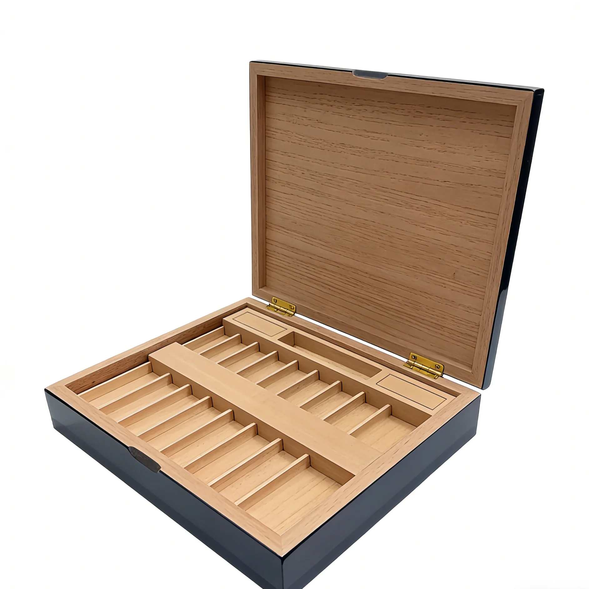 Custom Rustic Carved Cigar Box｜Luxury Handmade Pine Wood Box｜Vintage Wooden Cigar Packaging