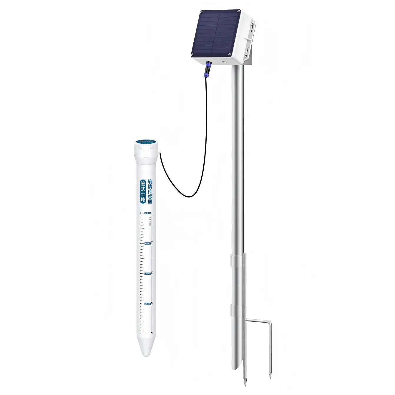 RS485 4g Low Power Tubular Soil Moisture Detector Integrated Temperature and Moisture Multi-layer Soil Sensor