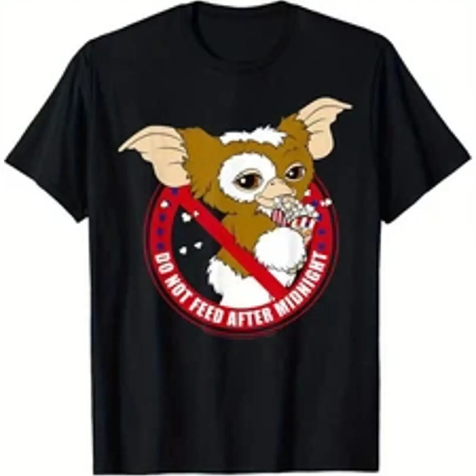 Gizmo Midnight Don't Feed t shirt official authorized inspiration design 180g vintage Washed Breathable homme graphic Casual
