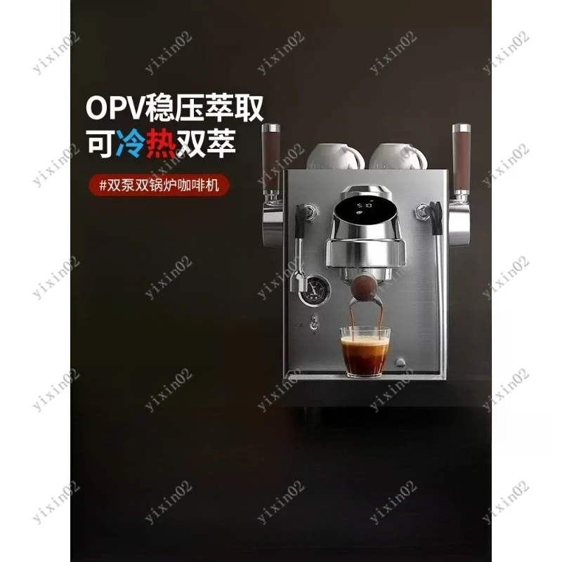 

Semi-Automatic Espresso Coffee Machine Dual Boiler Hot Cold Extraction for Home Commercial Use