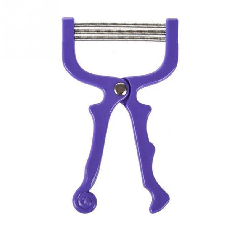 1Pc ผู้หญิง Facial Hair Remover คู่มือฤดูใบไม้ผลิเครื่องกำจัดขนสำหรับสุภาพสตรีคอใบหน้ากำจัดขนเครื่องมือ Beauty เครื่องมือเพื่อสุขภาพเครื่องมือ15*9ซม.