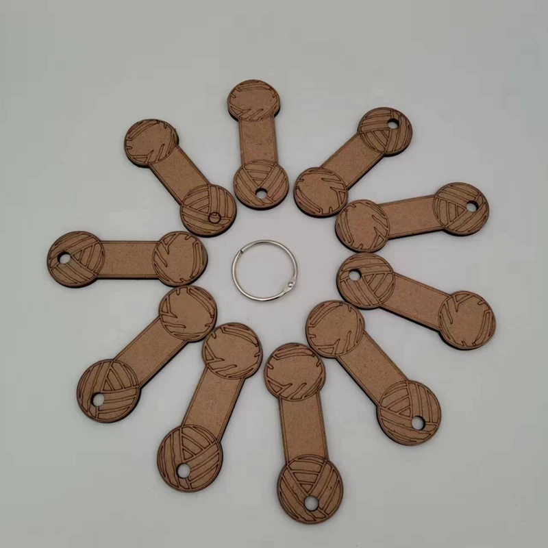 Pegs De Fio Em Branco para Embrulho, Amostras De Fio, Corda Trançada e Linha De Costura, Durável, Fácil de Usar, Natal