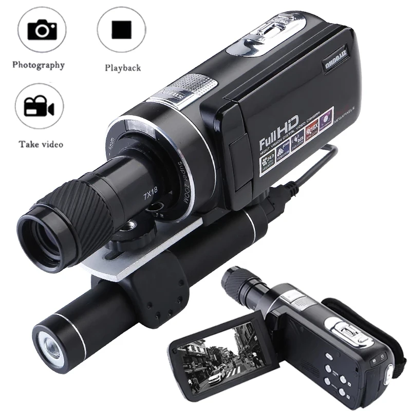 Digital Night Vision Device Infrared Camera Full HD Video 16X Zoom 1080P 24Mp 3