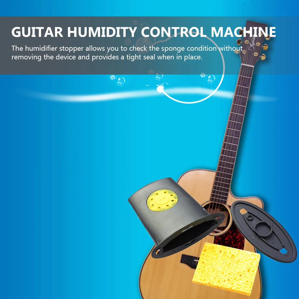 

Portable Guitar Humidifier Acoustic Instrument Moisturizer Sound Hole Humidity Maintenance Tool Prevent Cracking Quiet Operation