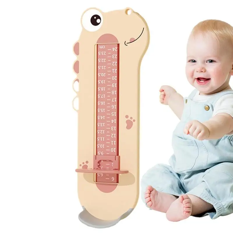 Kids Shoe Sizer Measuring Ruler Shoe Feet Sizer For Kids Children Shoes Measuring Sizer Smooth Foldable Practical For Mother's