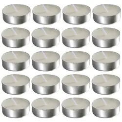 50pcs Tea Lights Candles White Tealight Candles Small Tea Light Candles Little Tiny Tealights Candles Holders for Wedding Party
