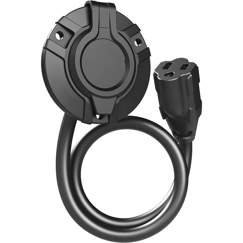 AA01-125 Volt Power Outlet Waterproof AC Power Socket 125V AC Power Socket Car Power Socket US Plug