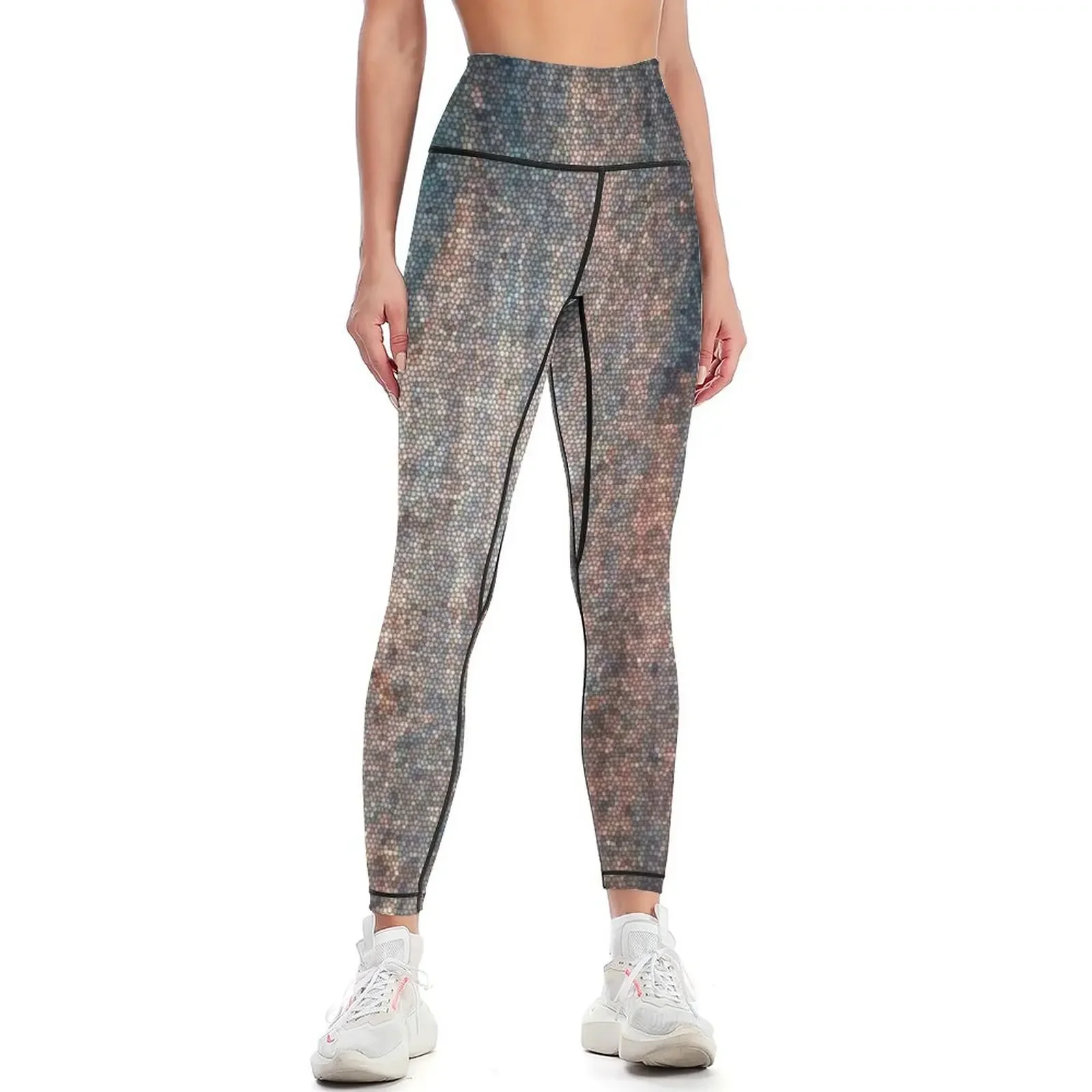 Copper Graffiti Leggings gym top Women's fitness Pants sport gym pants Womens Leggings