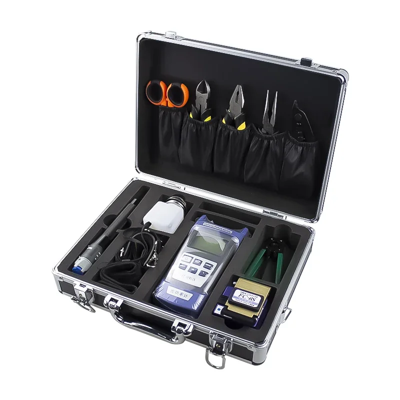 

Ftth Fiber Optic Tools Box With All The Equipment Complet Fiber Optic Tools Box