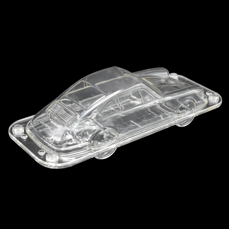 3D Car Shaped Chocolate Mold DIY Handmade Cake Candy Plastic Vehicle Chocolate Making Tool Cake Decorating Molds Baking Mould