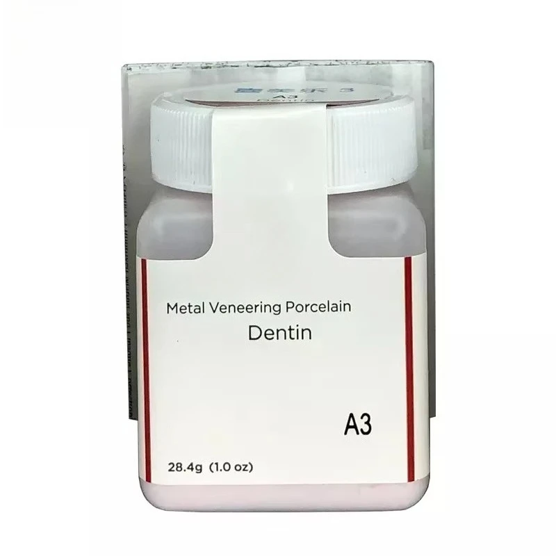الأسنان القشرة المعدنية الخزف مسحوق الخزف المعدني PO مسحوق مختبر الأسنان القشرة المعدنية الخزف الأسنان طقم أسنان الأسنان الاستهلاكية