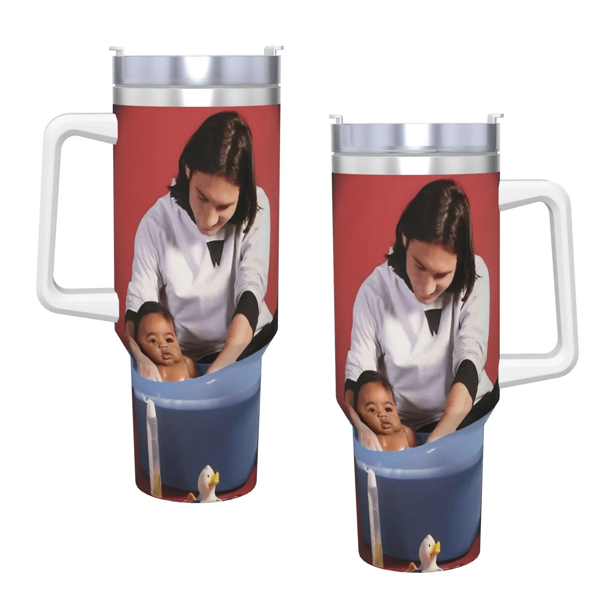 Stainless Steel Tumbler L-Lamine FootballStar y-Yamal Thermal Cups meme Heat Preservation Car Mugs Camping Custom Water Bottle