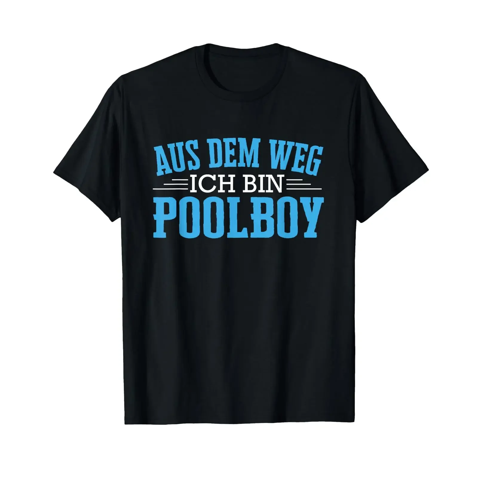 Men's From The Way Poolboy Bathing Master Pool Party Holiday Water T Shirt vintage Washed Stylish homme fashion Comfortable