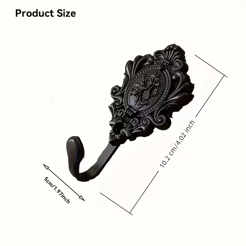 Vintage Bohemian Wall Hook, Ornate Vintage Bohemian Wall Hook - Anti-Rust Coat Hanger for Bathroom, Bedroom & Entryway