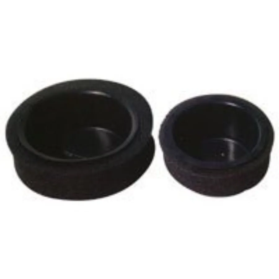 MAN 24 Floating Island Planter for outdoor patio use, made of weather-resistant polypropylene, matte black finish, lightweight