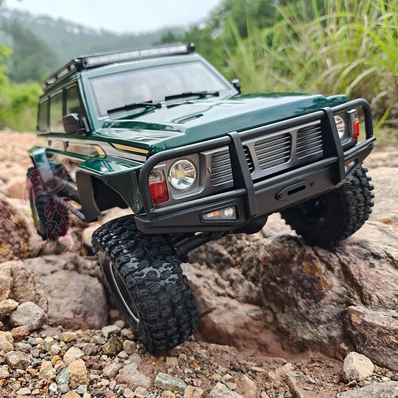 YK4107 PRO 1/10 RC 4WD Off-Road Vehicle 2.4GHz LED Lights Brushless High-speed Motor Dual Differential Locks Remote Control Car