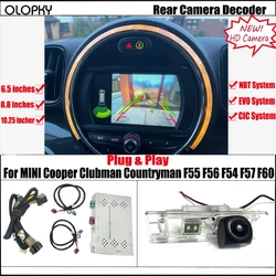 For MINI Cooper Clubman Countryman F55 F56 2013 ~2021 Rear View Reverse Camera Interface Original Screen Decoder