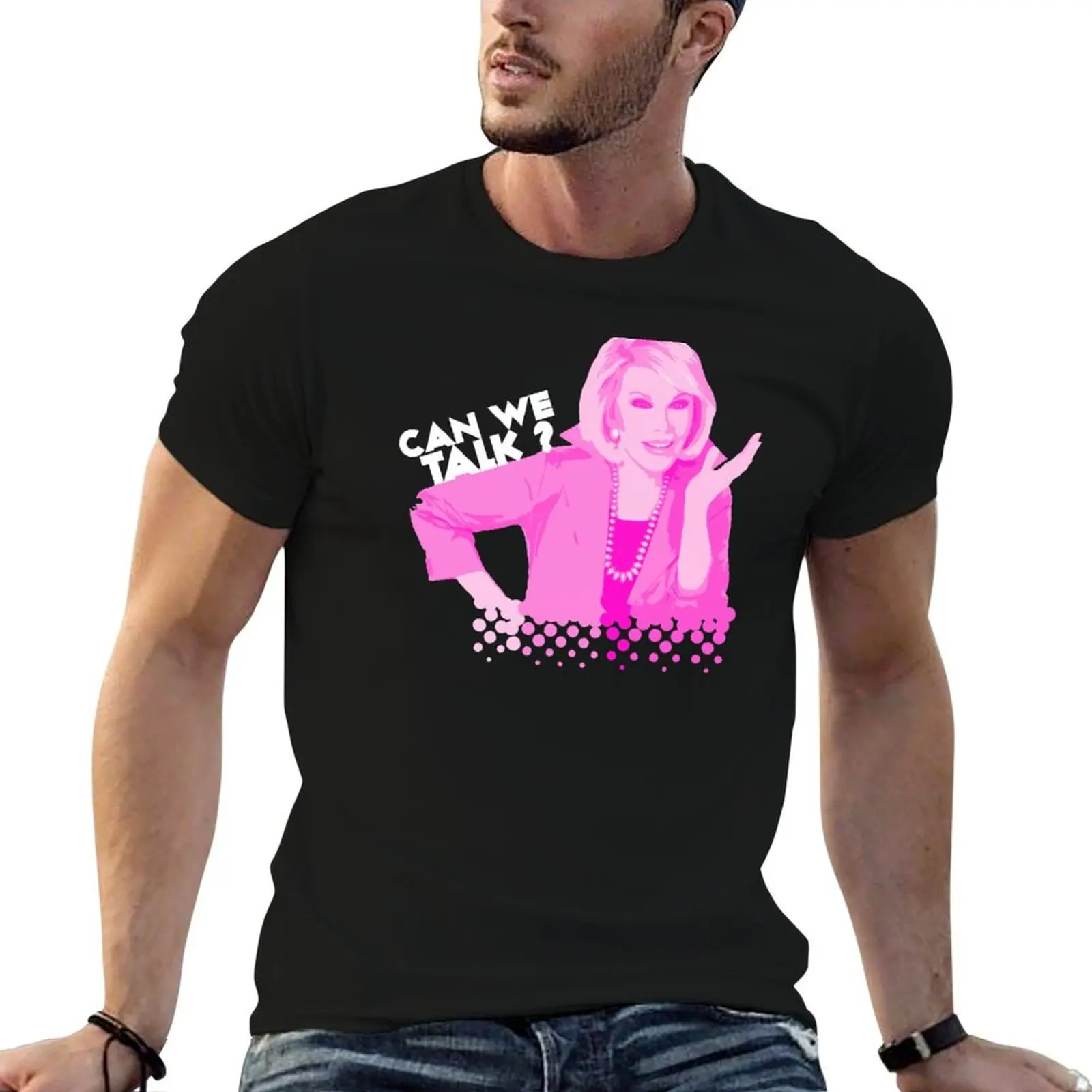 

Joan Rivers- Can We Talk T-Shirt man t shirts cotton t shirts for man graphic vintage man t shirt cotton T-shirt
