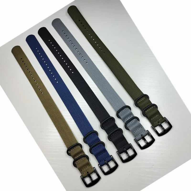 Single-layer nylon strap 20.22MM Universal Watch accessories Waterproof and sweatproof strap 20.22MM