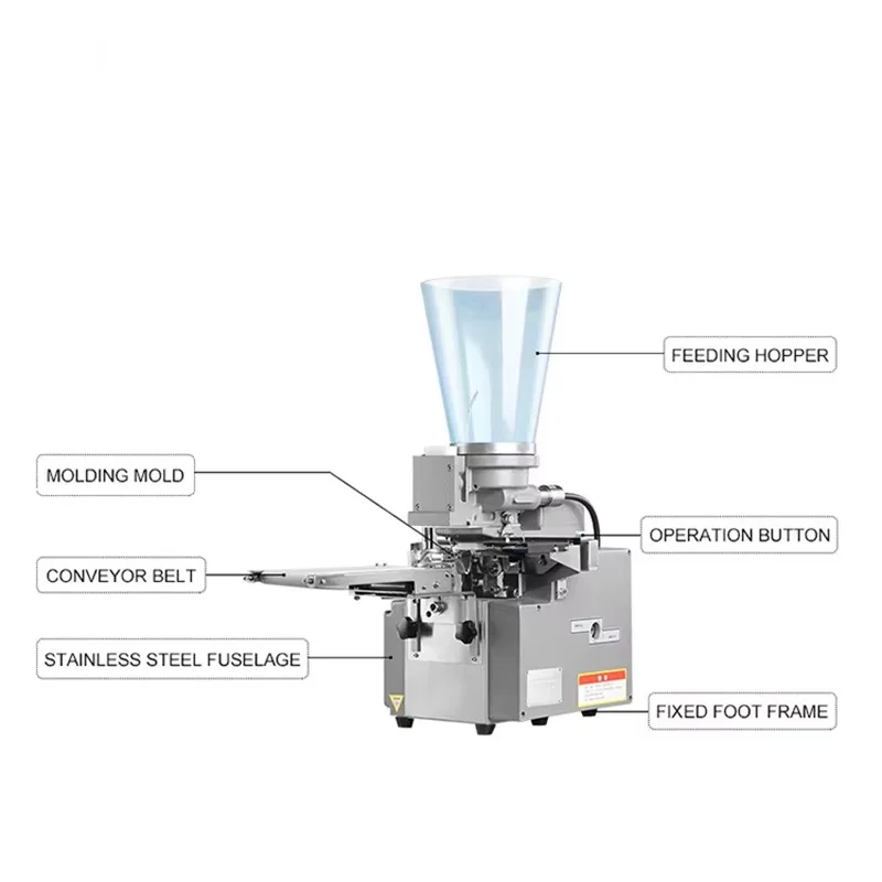 Mesin Pembuat Pangsit Semi-Otomatis Laris 2025 Mesin Pangsit Dilpasand Otomatisasi Mesin Gyoza (rumah tangga)