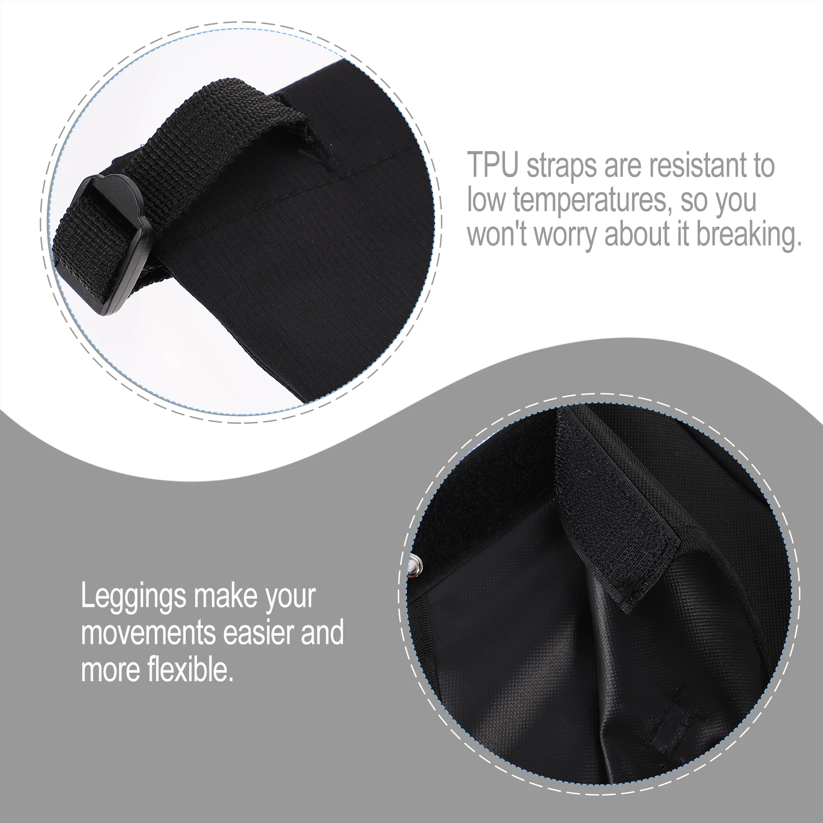

Nylon Snowproof Gaiters Waterproof Hiking Leg Covers Camping Hunting Fishing Outdoor Boot Accessories Leg Protection
