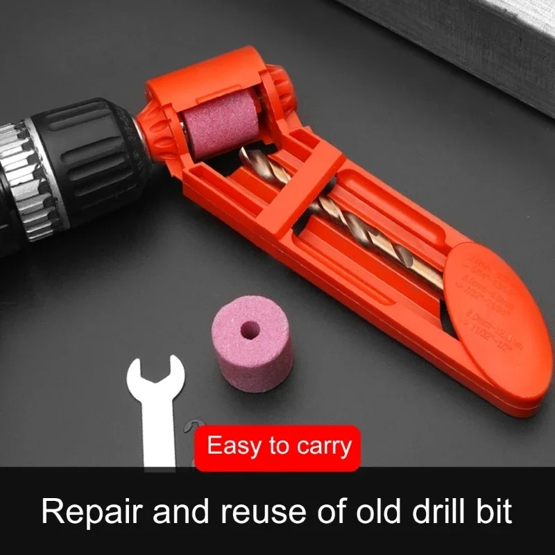 Affûteur de forets portable pour les amateurs de bricolage, comprend une meuleuse enveloppée et une meule, CraftTIME