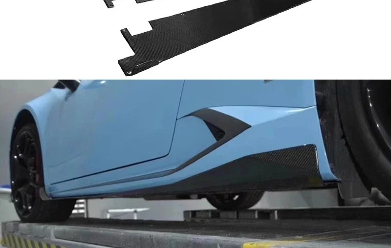 

Подходит для Lamborghini LP580 LP610, боковая юбка, модифицированные автозапчасти, украшение на внешнюю отделку