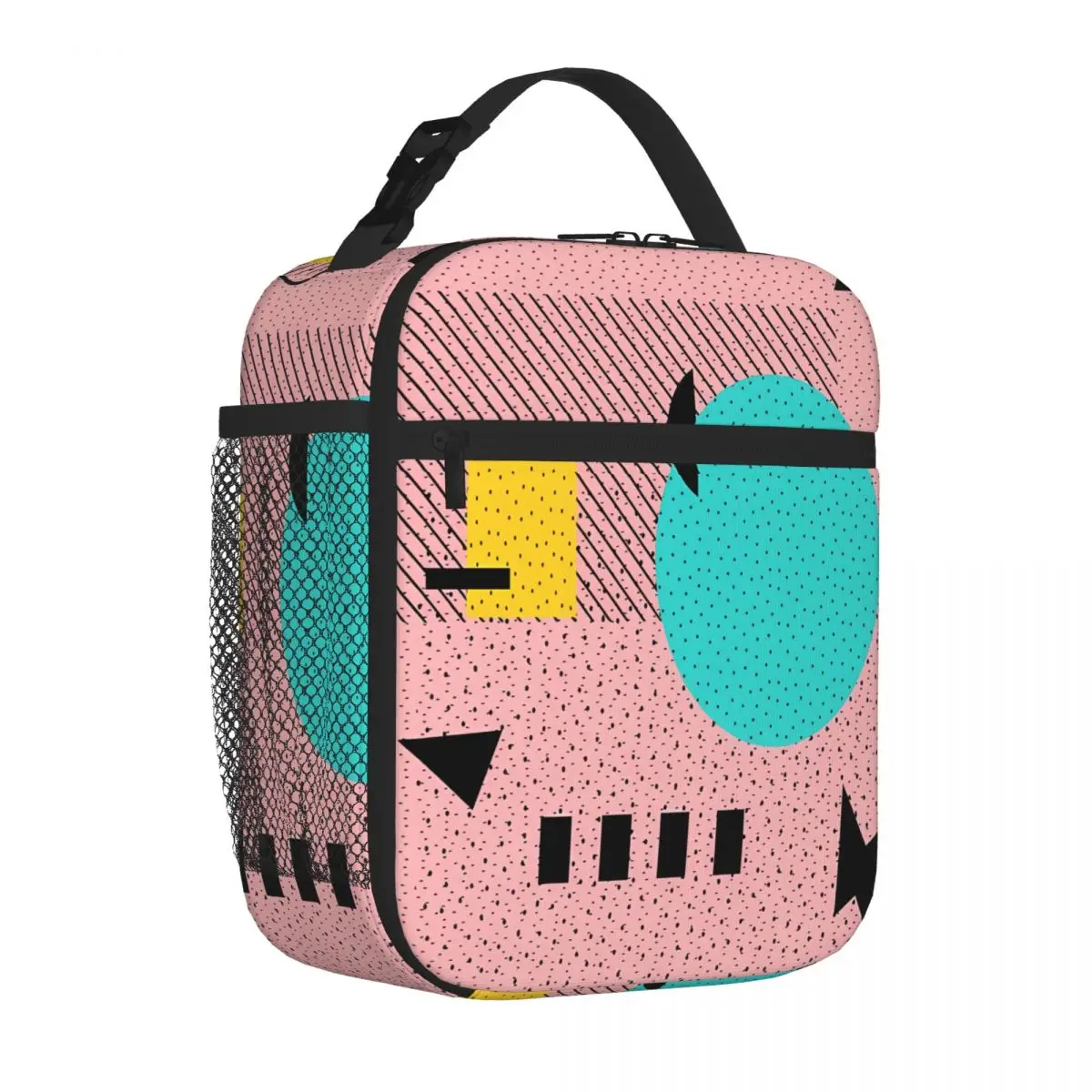 Bestselling Hello Memphis Peach Berry Classic Student Lunch Bag Nursery Food Thermal Lunch Bag