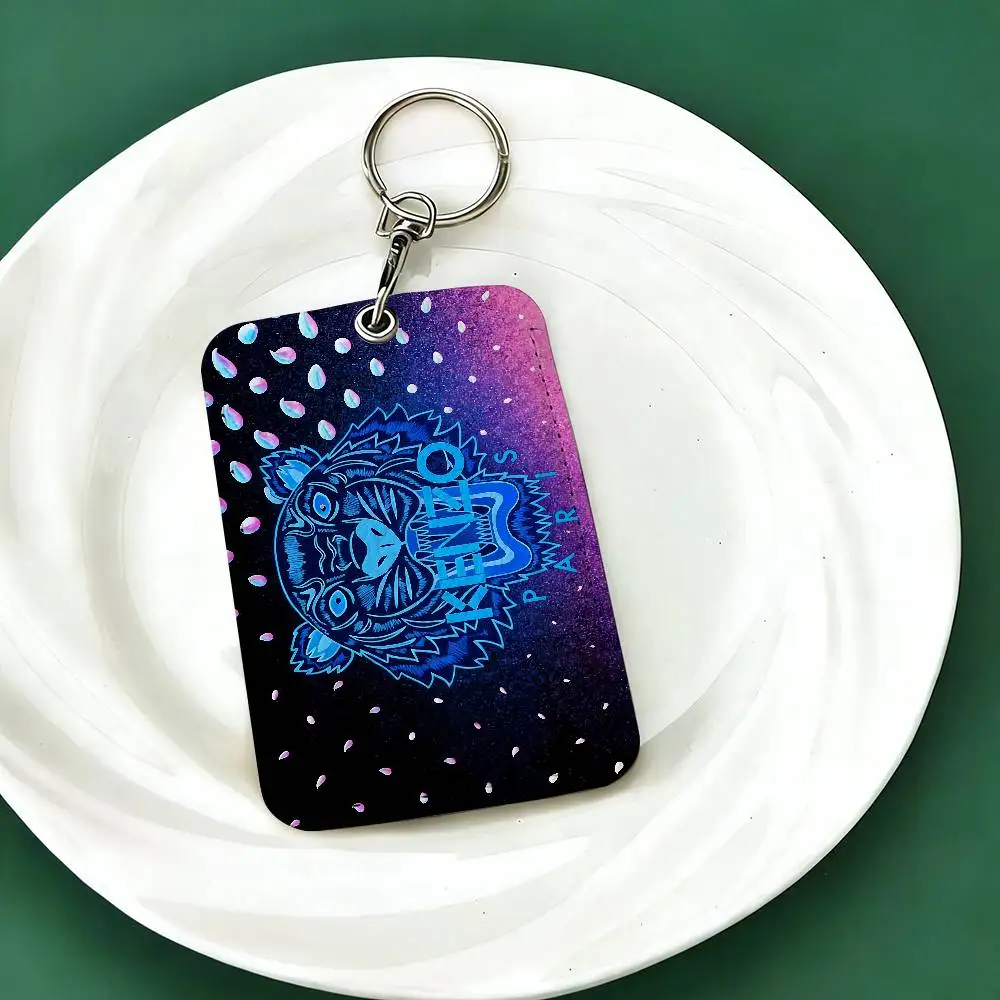 Imprint Tiger K-Kenzo Schlüsselanhänger mit Schlüsselring für Zugangskarte, Buspass und Kreditkarte, Ausweis, Bankkarte, Schutzhülle – Detail 9